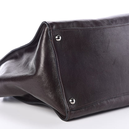 Prada Glace Calfskin Twin Pocket Tote Moro 11 of 16
