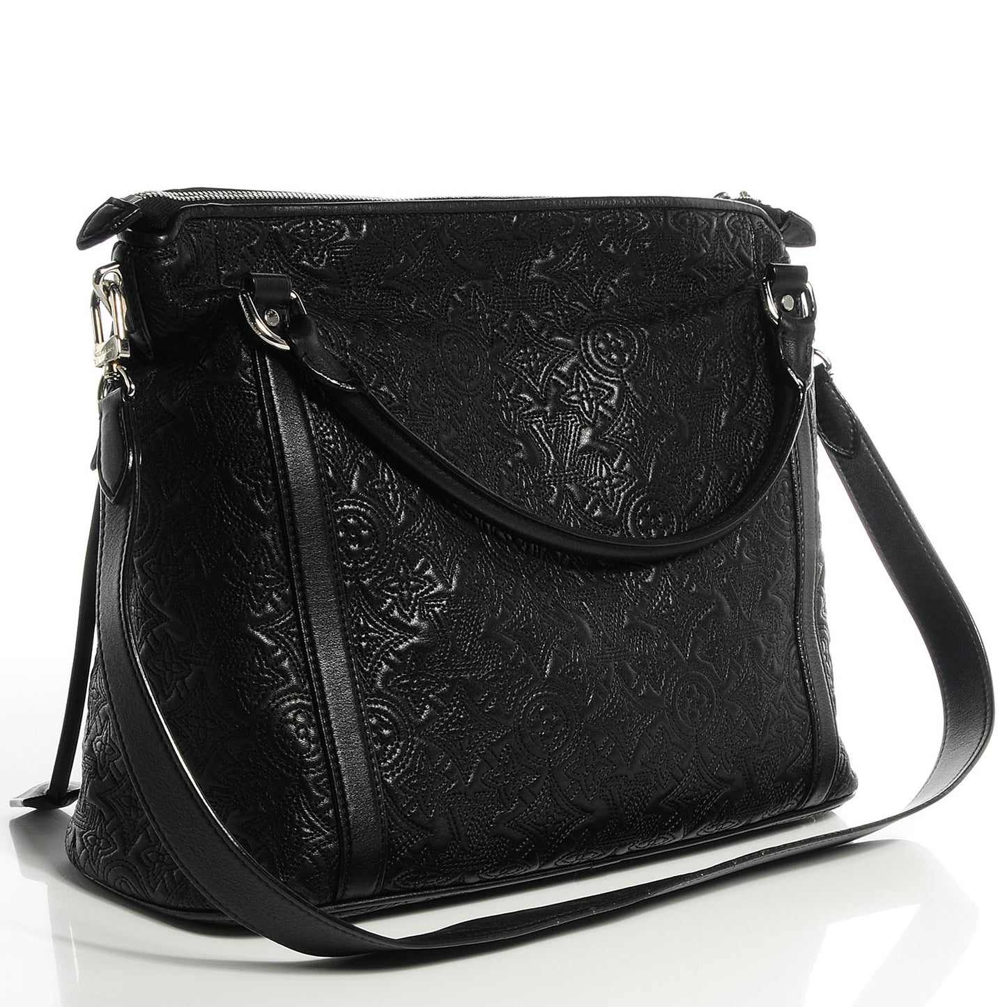 Monogram Lambskin Antheia Ixia PM Black