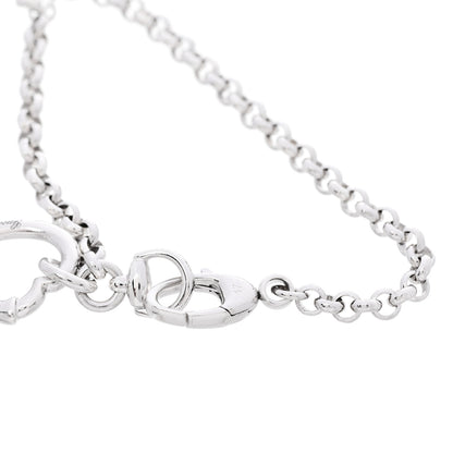 Gucci Sterling Silver Bamboo Heart Charm Bracelet 4 of 4