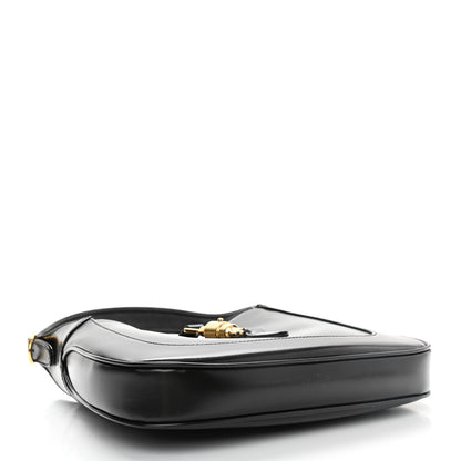 Gucci Boarded Dyana Lux Calfskin Small Jackie 1961 Hobo Black 4 of 10
