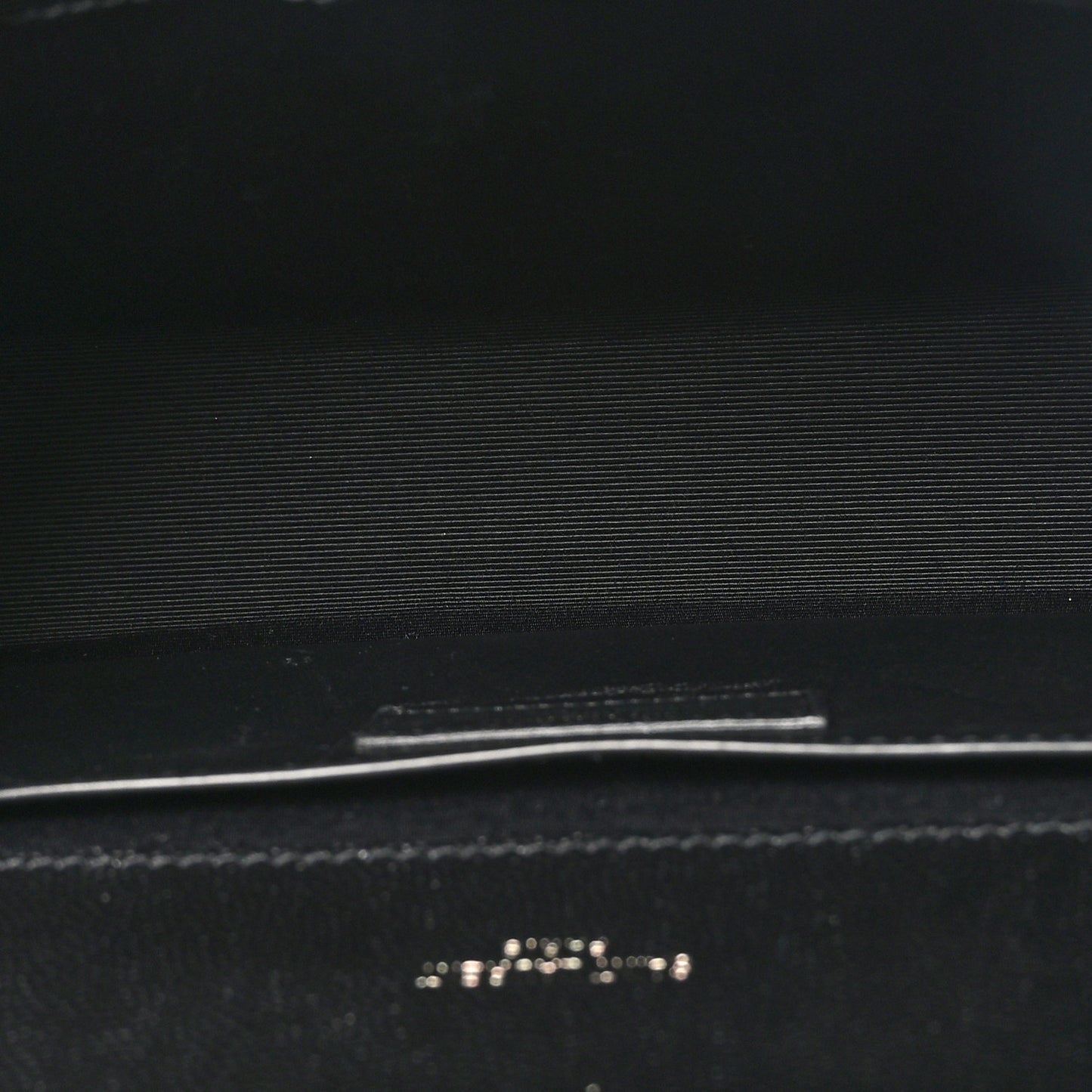 Grain De Poudre Medium Classic Monogram Monochrome Kate Satchel Black