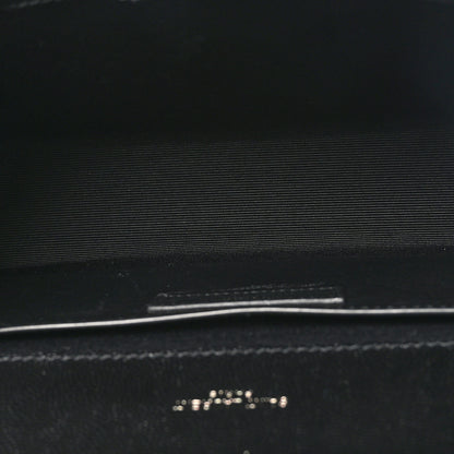 Saint Laurent Grain De Poudre Medium Classic Monogram Monochrome Kate Satchel Black 5 of 10