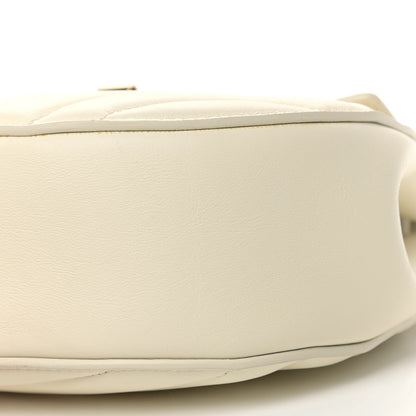 Chloe Calfskin Quilted Drew Bijou Shoulder Bag Natural White 8 of 8