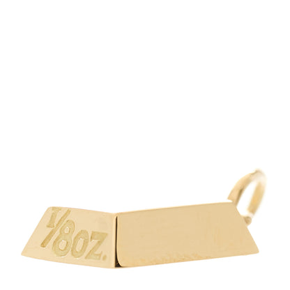 Cartier 18K Yellow Gold Ingot Bar Charm 5 of 6