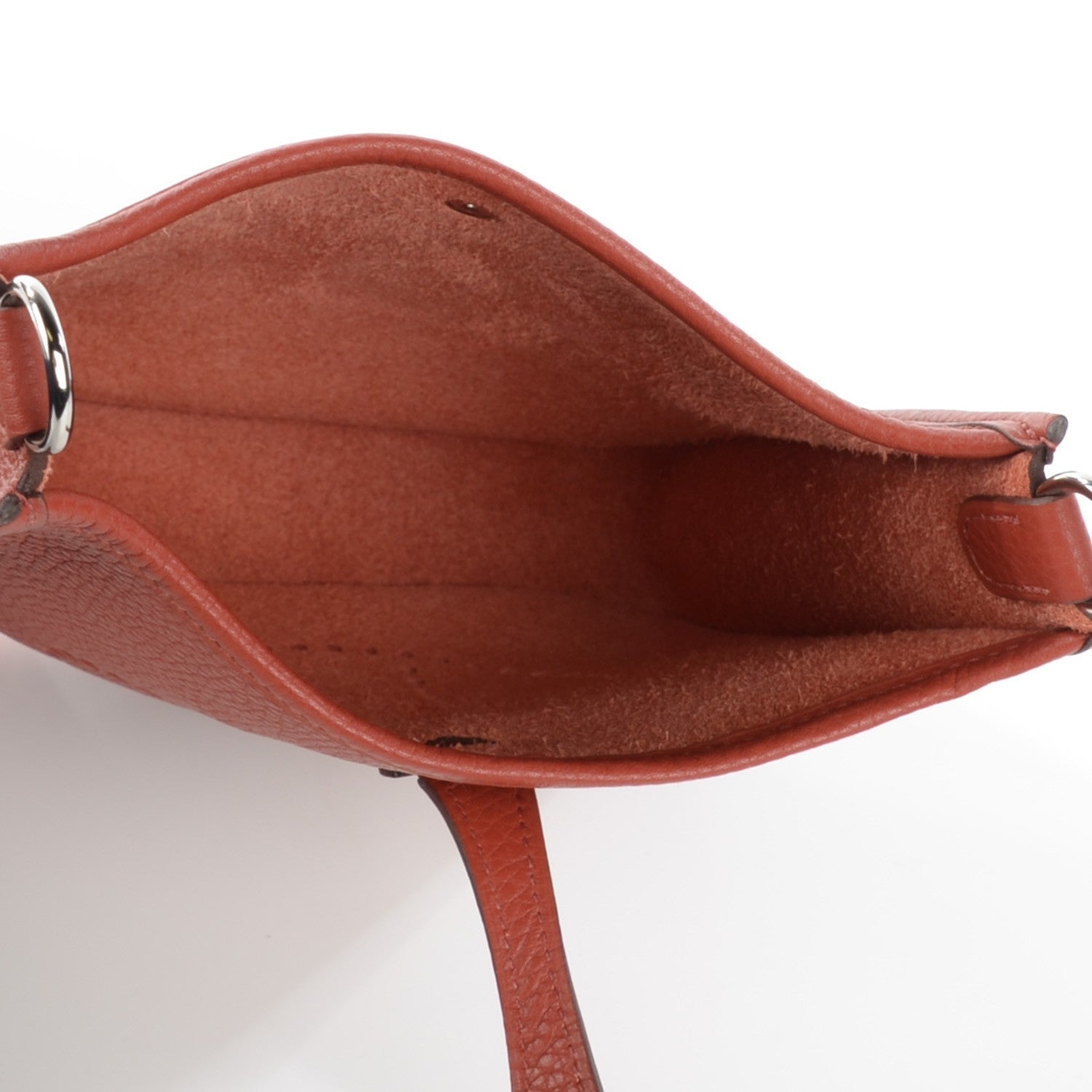 Hermes Taurillon Clemence Amazone Evelyne TPM Sienna 10 of 14