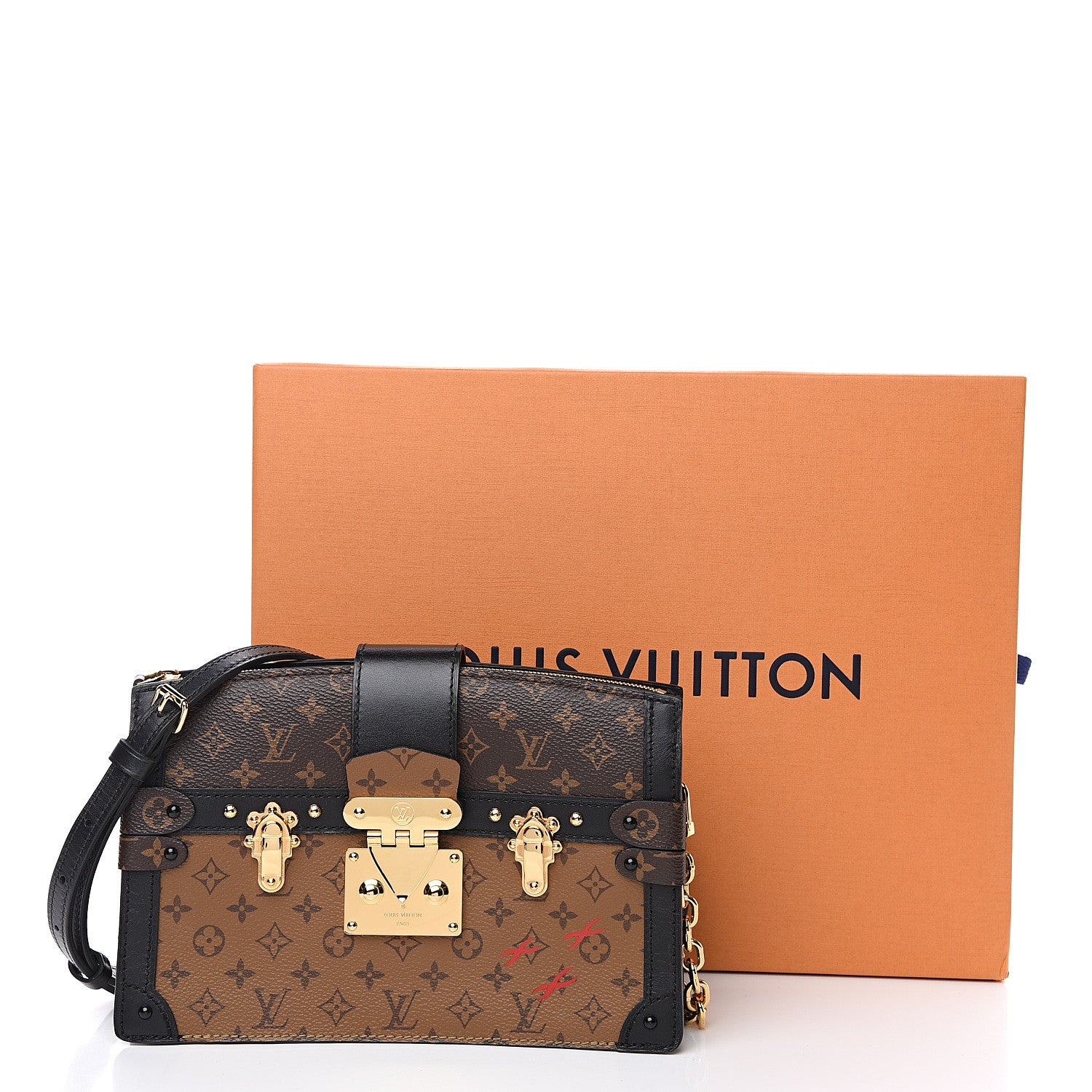 Louis Vuitton Reverse Monogram Trunk Clutch 10 of 10