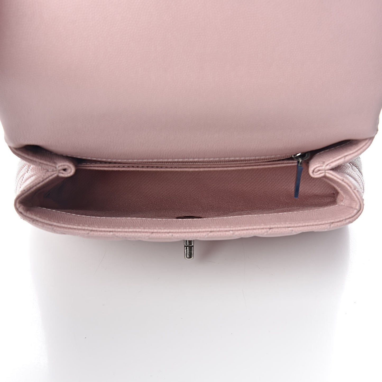 Caviar Quilted Mini Coco Handle Flap Pink