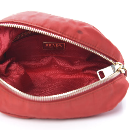 Prada Nylon Vela Cosmetic Pouch Red 5 of 13