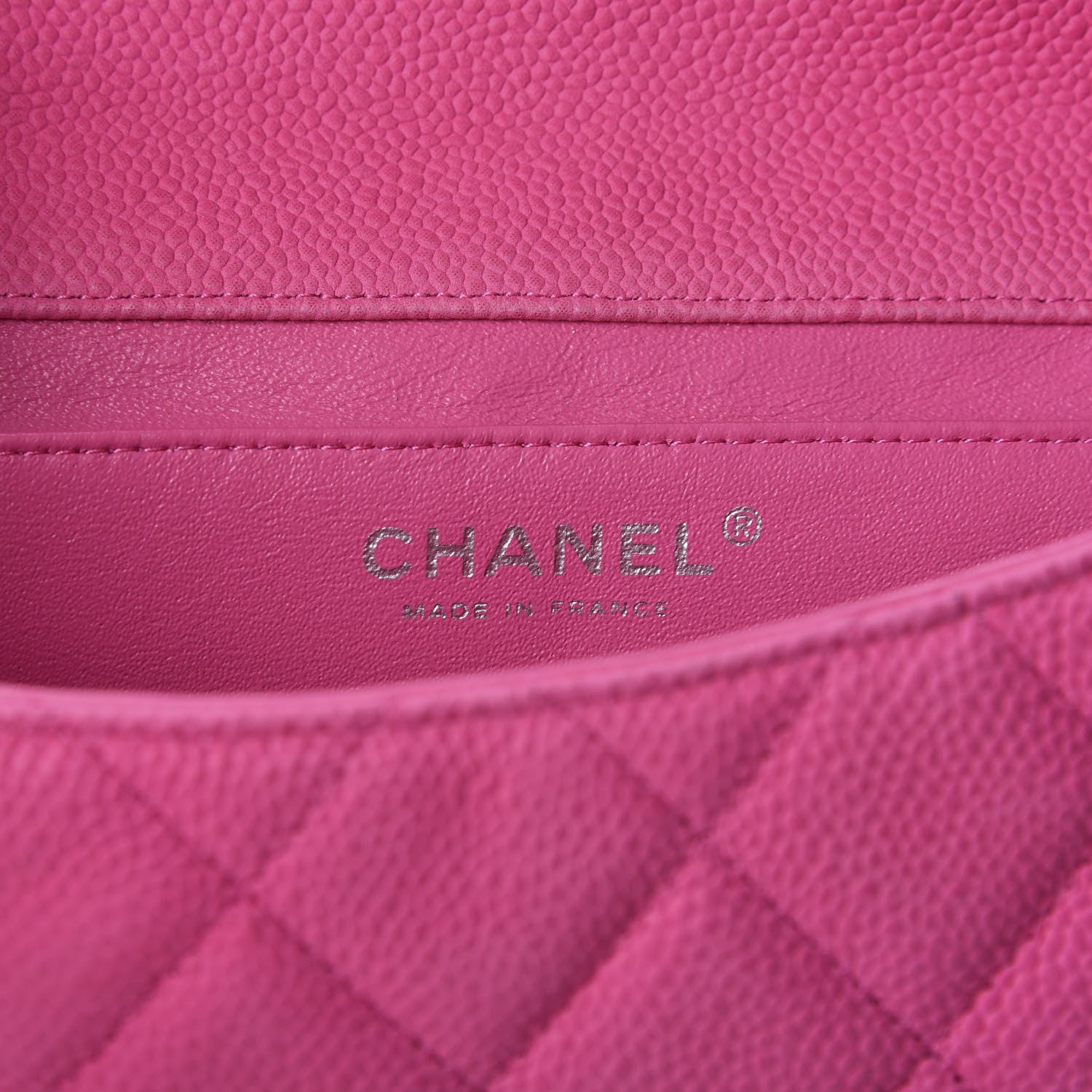 Chanel Iridescent Caviar Clutch with Chain Flap Pink 7 of 9