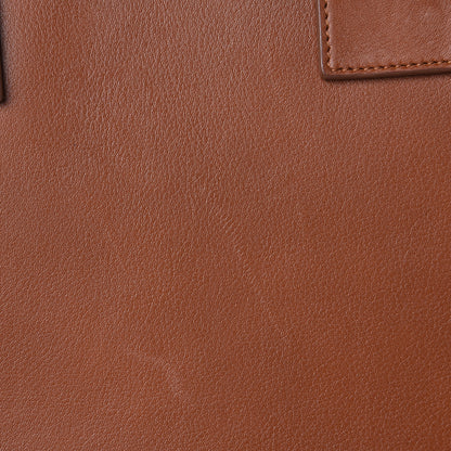 Saint Laurent Calfskin Large Sac De Jour Carryall Cognac 9 of 32
