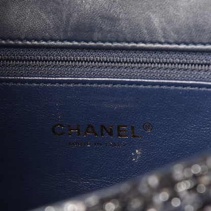 Chanel Tweed Snakeskin Quilted Small CC Filigree Flap Multicolor 6 of 14