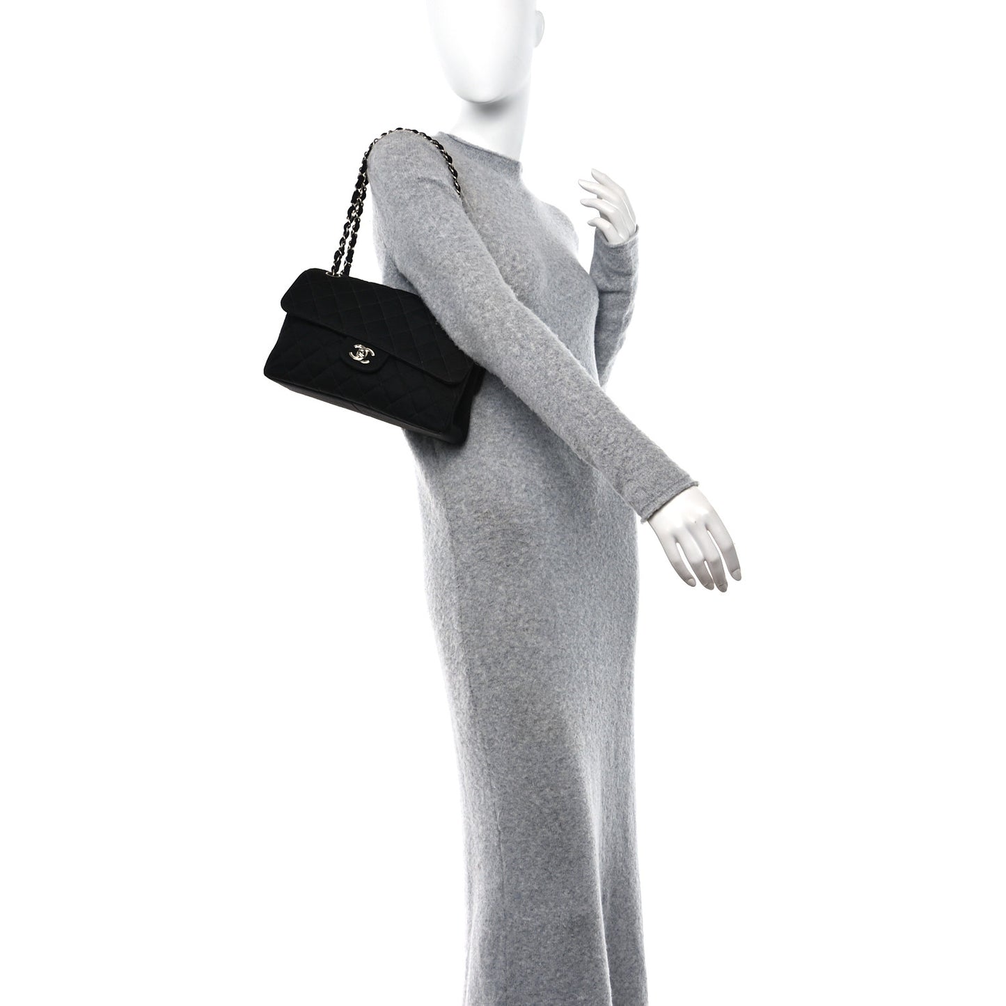 Jersey Double Sided Jumbo Flap Black