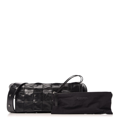 Bottega Veneta Paper Calfskin Intrecciato Stretch Cassette Black 1 of 10