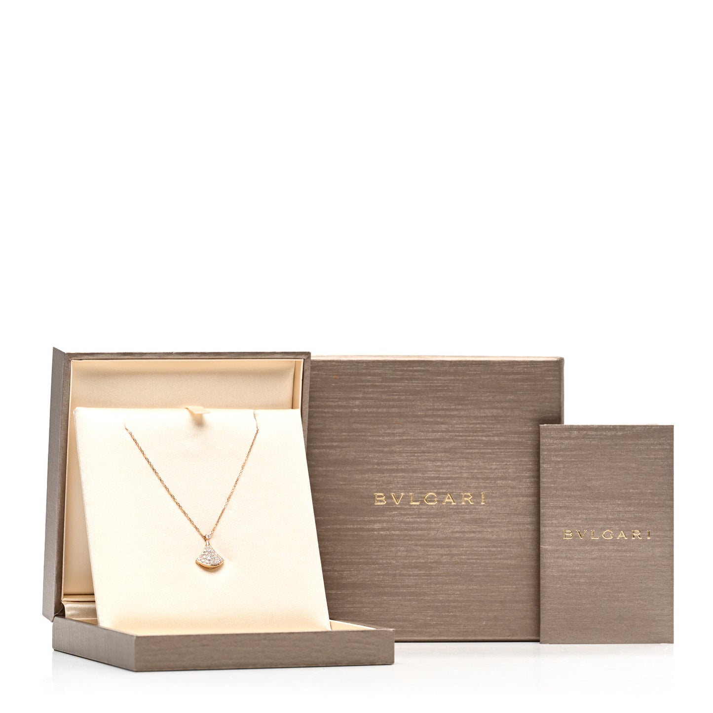 18K Rose Gold Diamond Divas' Dream Pave Pendant Necklace