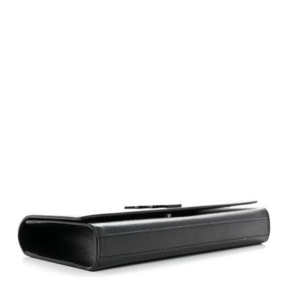 Saint Laurent Grain De Poudre Monogram Cassandre Clutch Black 4 of 13