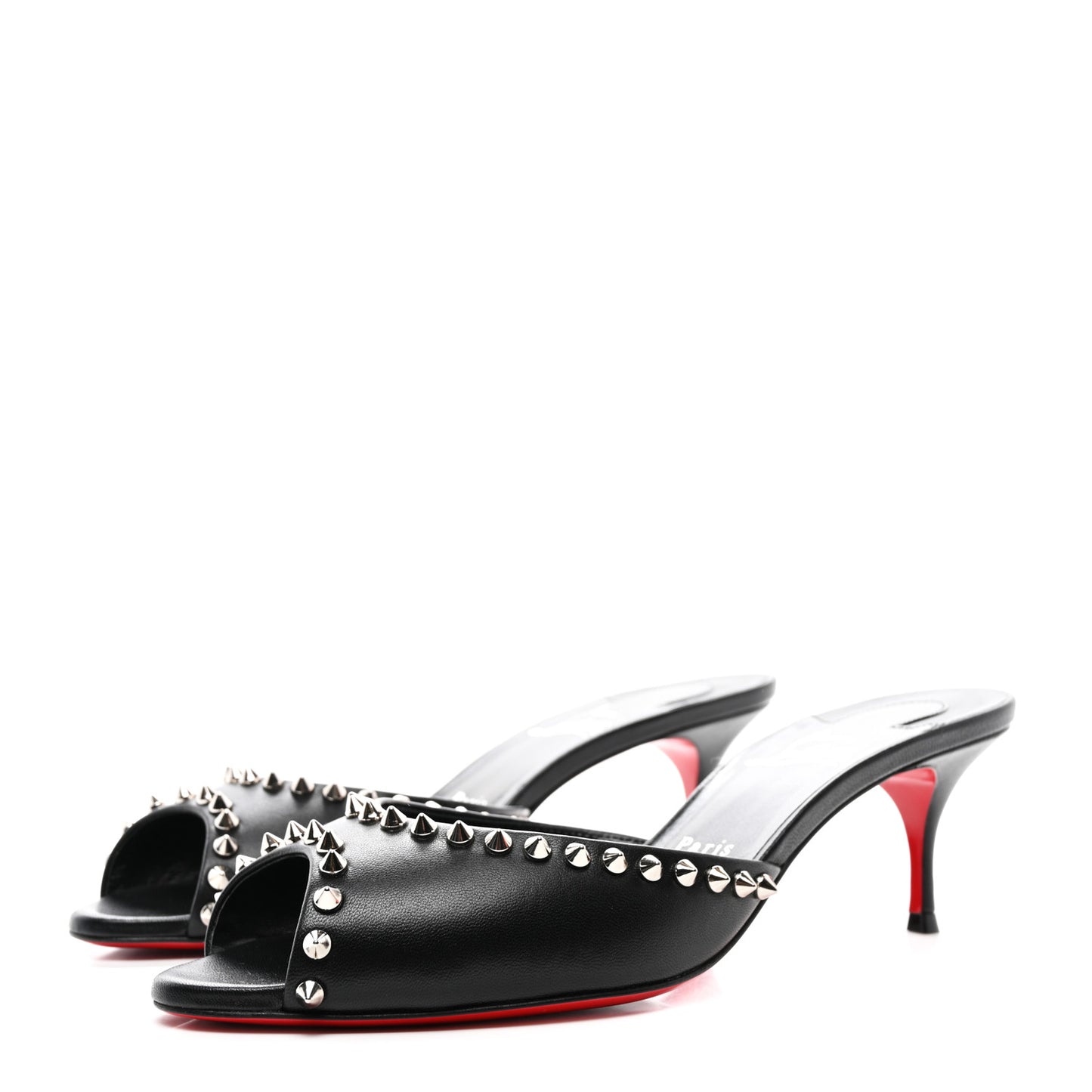 Nappa Spike Me Dolly 85 Sandals 40.5 Black