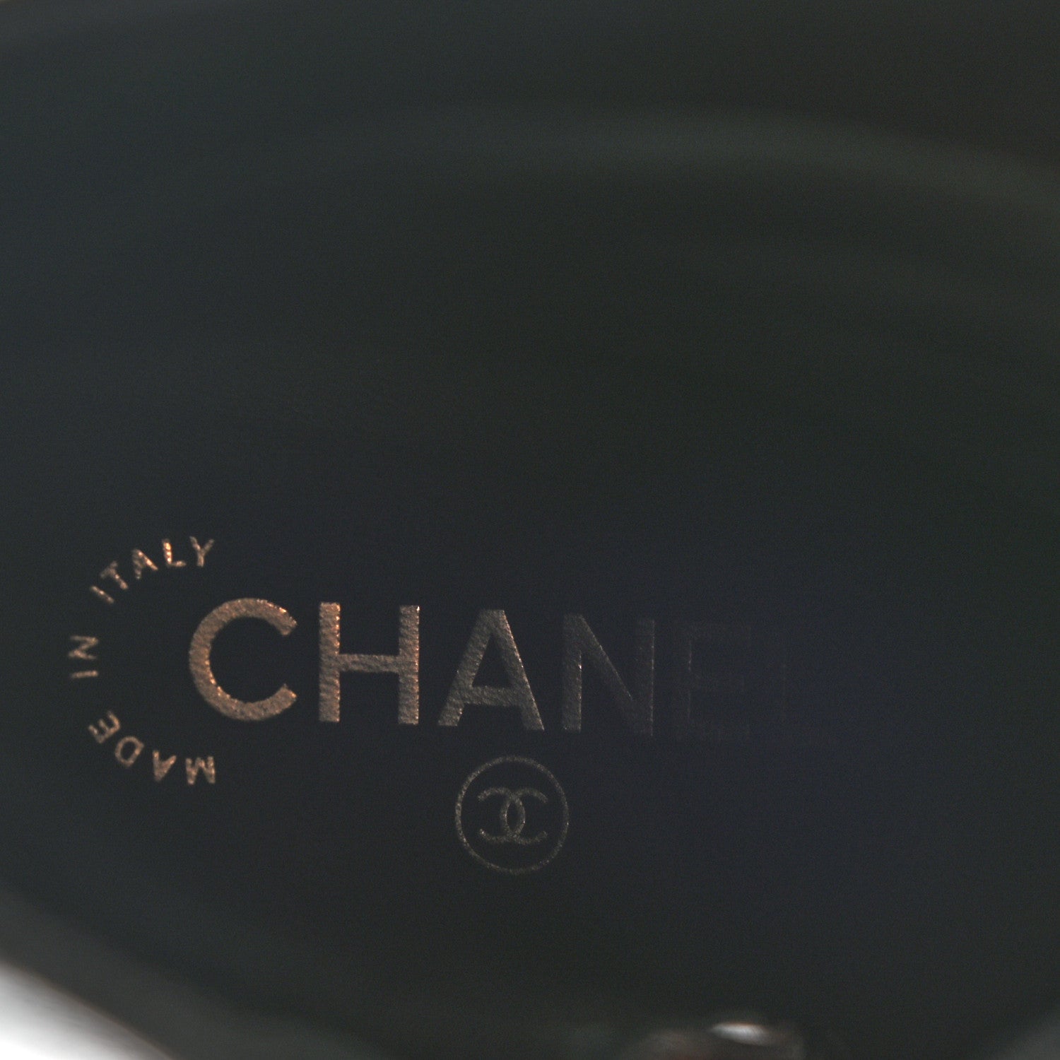Chanel Crumpled Calfskin Chain CC Cap Toe Short Boots 38.5 Black 8 of 15