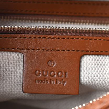 Gucci Monogram Small Brick Lane Boston Light Brown 5 of 8