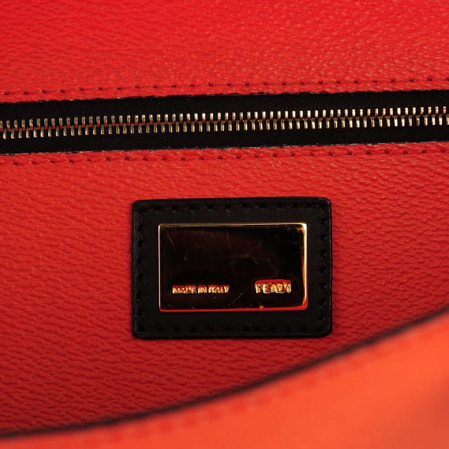 Zucca Spalmati Ombre Medium Roll Tote Tobacco Papavero
