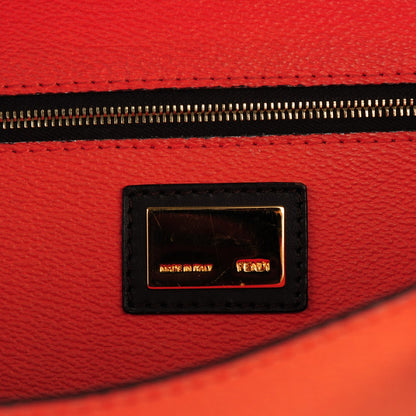 Fendi Zucca Spalmati Ombre Medium Roll Tote Tobacco Papavero 6 of 7