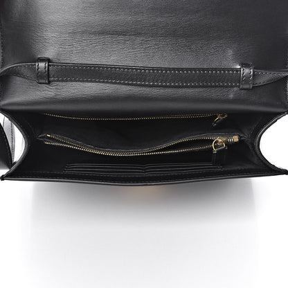 Alexander McQueen Calfskin Flower Top Handle Black 5 of 13