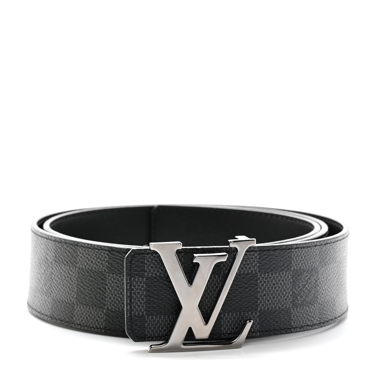 Louis Vuitton Damier Cobalt 40mm LV Initiales Belt 1 of 6