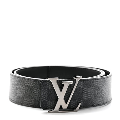 Louis Vuitton Damier Cobalt 40mm LV Initiales Belt 1 of 6