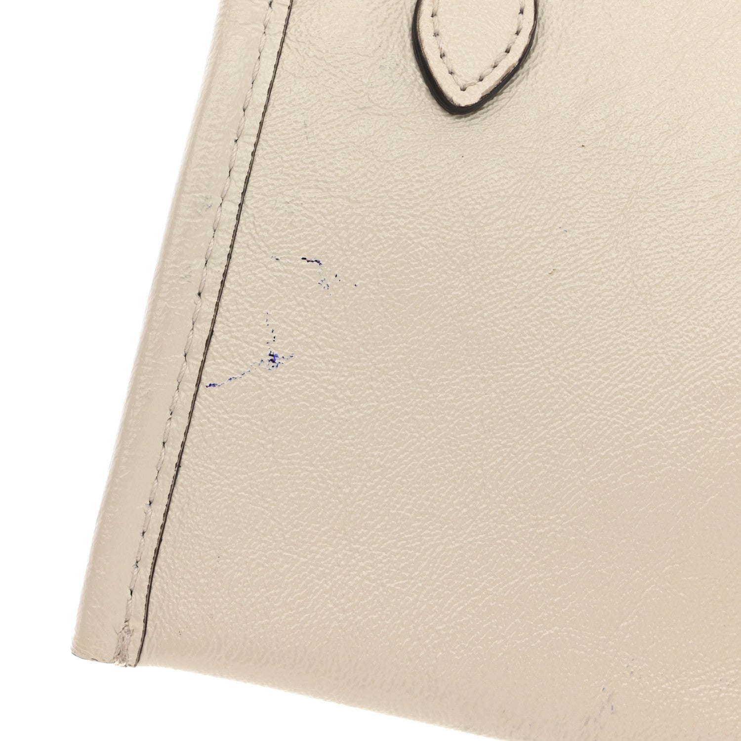 Gucci Suede Calfskin Large Rajah Chain Tote White 11 of 11