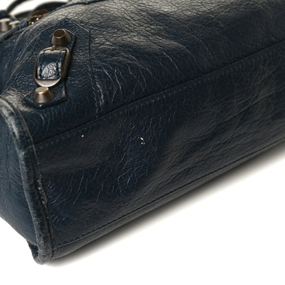 Balenciaga Agneau Classic Hardware Mini City Bleu Obscur 14 of 20