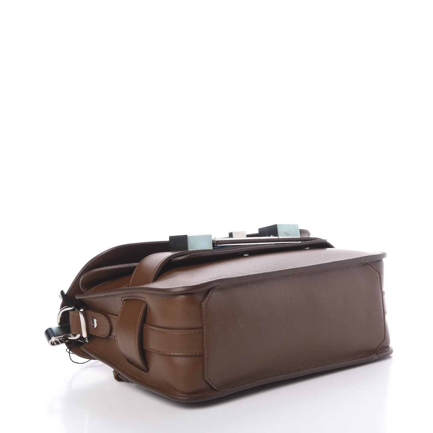 Smooth Calfskin Mini PS11 Classic Shoulder Bag Hazelnut