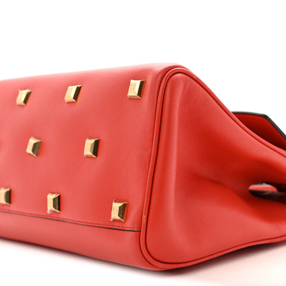 Salvatore Ferragamo Calfskin Medium The Studio Bag Red 10 of 15