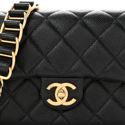 Chanel Caviar Quilted Mini Chain Soul Flap Black 8 of 11