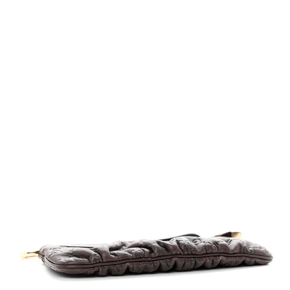 Gucci Guccissima Signature New Britt Wristlet Chocolate 4 of 10