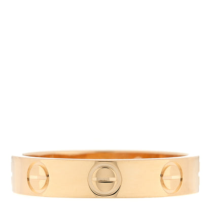 Cartier 18K Yellow Gold 3.5mm LOVE Wedding Band Ring 48 4.5 1 of 4