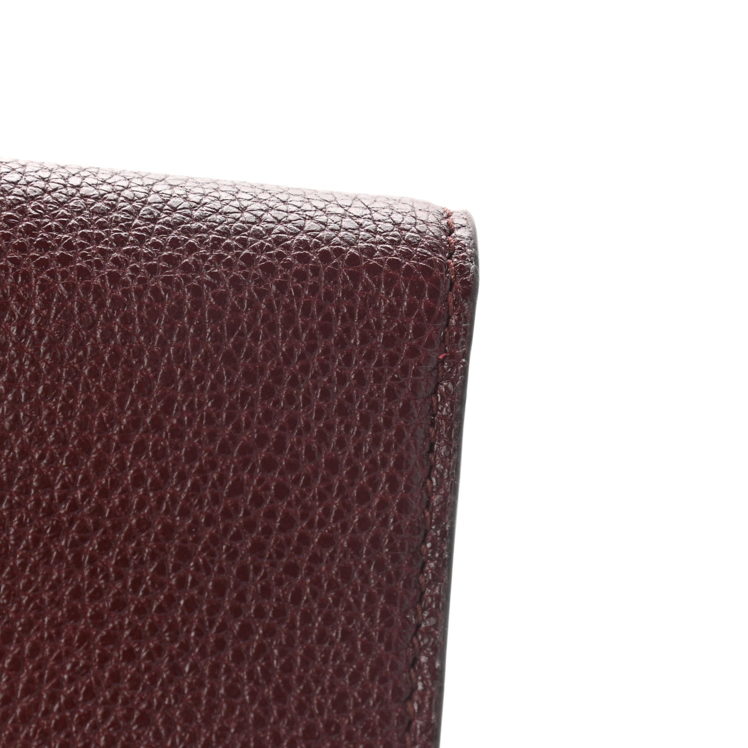 Gucci Grainy Calfskin Zumi Continental Wallet Vintage Bordeaux 8 of 8