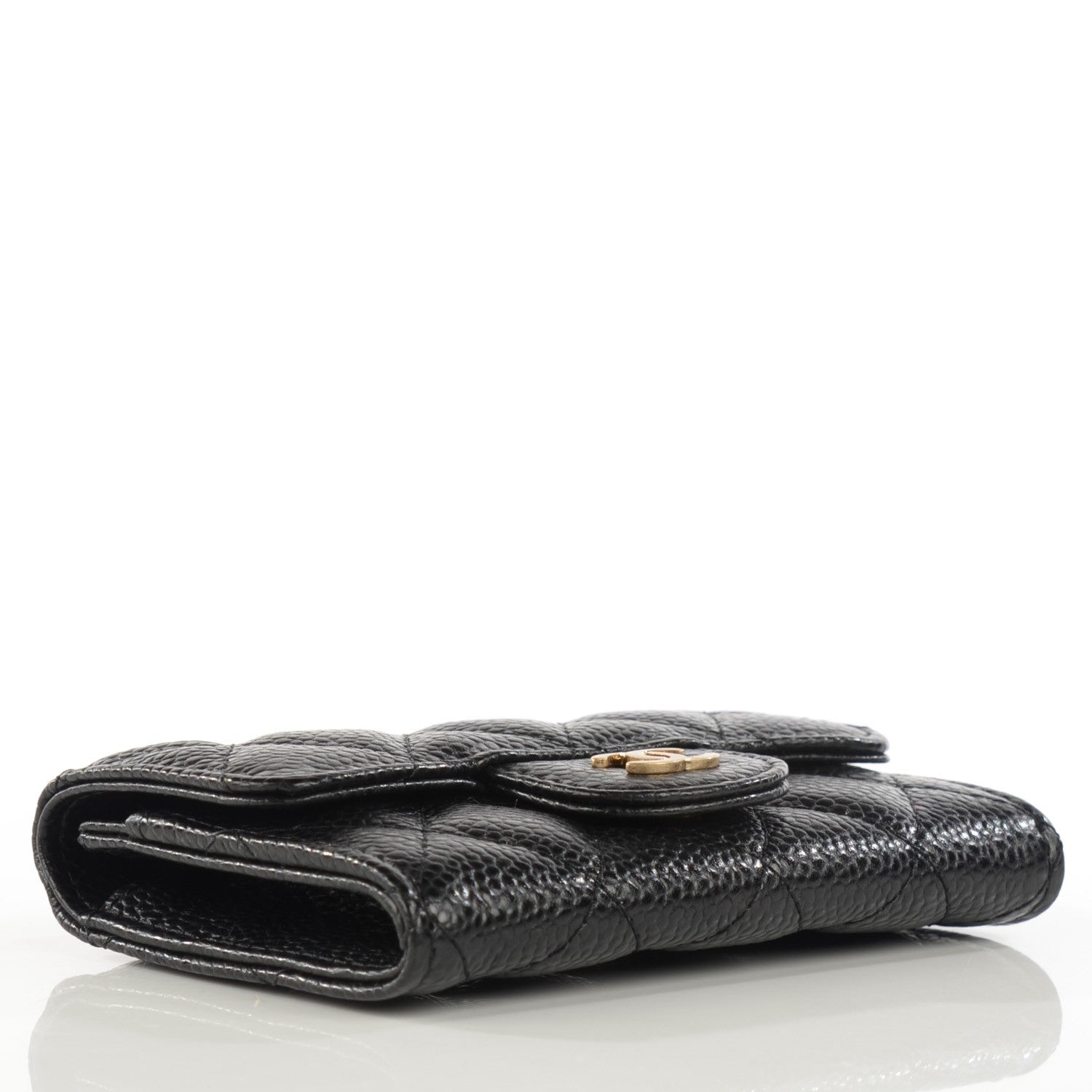 Chanel Caviar Quilted Coin Purse Black 4 of 9