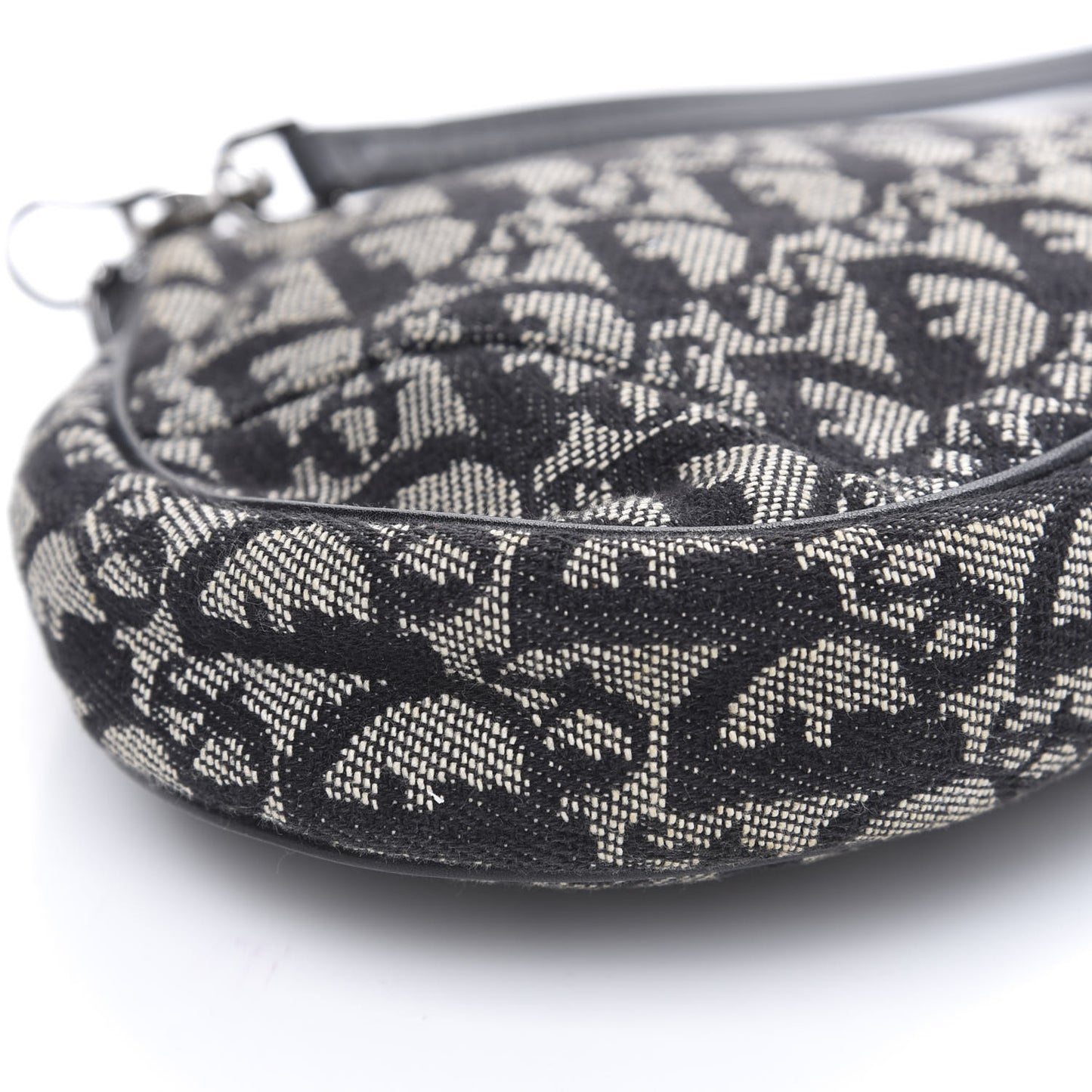 Monogram Mini Saddle Pochette Black