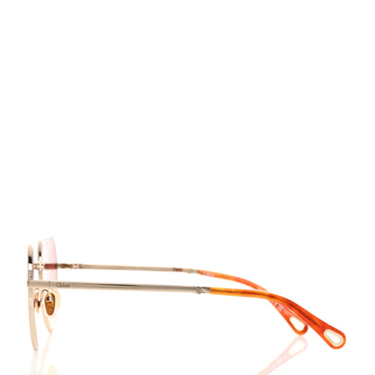Chloe Milane Heart Sunglasses CH0071S Red Orange 3 of 6