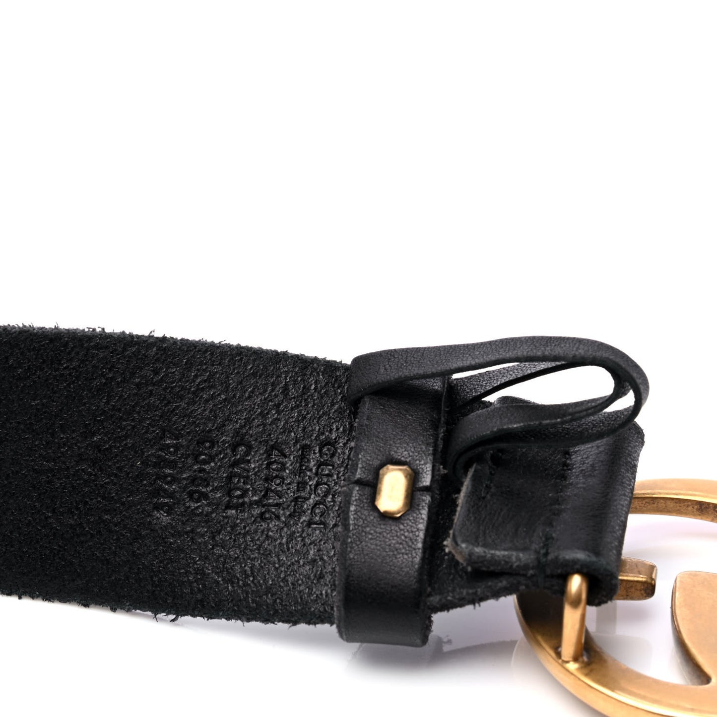 Faded Calfskin Double G 40mm Belt 90 36 Black