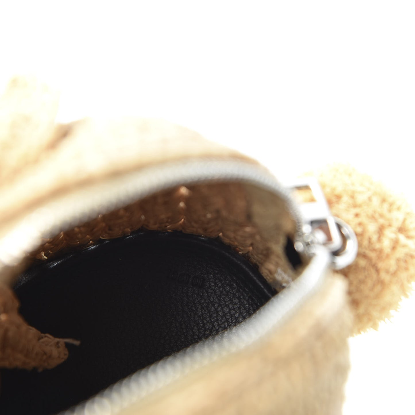 Raffia Mini Bunny Crossbody Bag Natural Tan