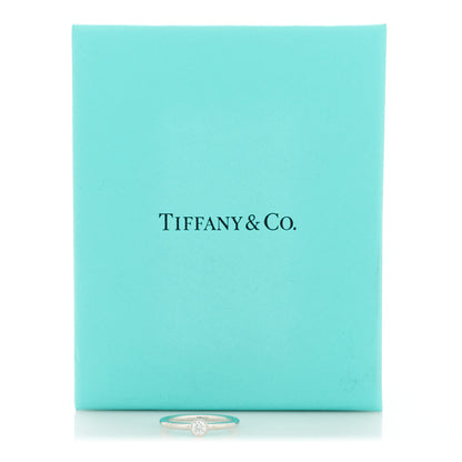 Tiffany Platinum Diamond .16ct Bezet Ring 49 5 5 of 5