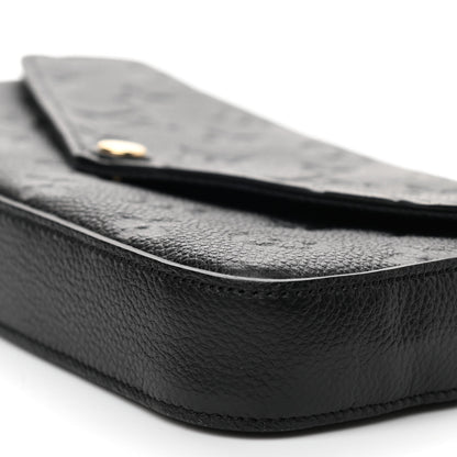 Louis Vuitton Empreinte Pochette Felicie Chain Wallet Black 9 of 9