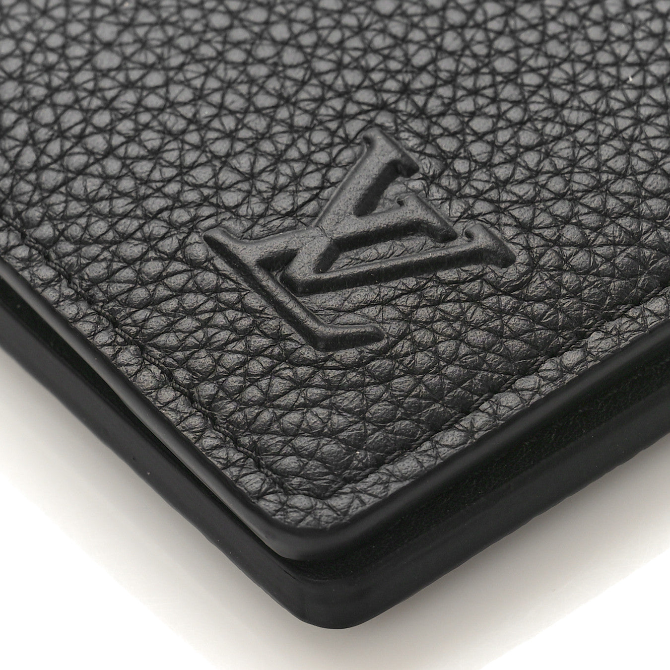 Louis Vuitton Millesime Calfskin Monogram Pocket Organizer Black 9 of 9
