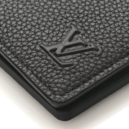 Louis Vuitton Millesime Calfskin Monogram Pocket Organizer Black 9 of 9