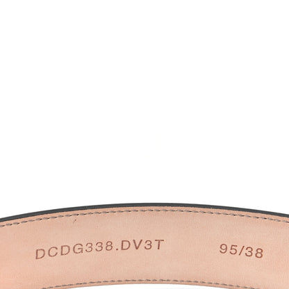 Versace Calfskin Tribute Wide Belt 95 38 Black 4 of 6