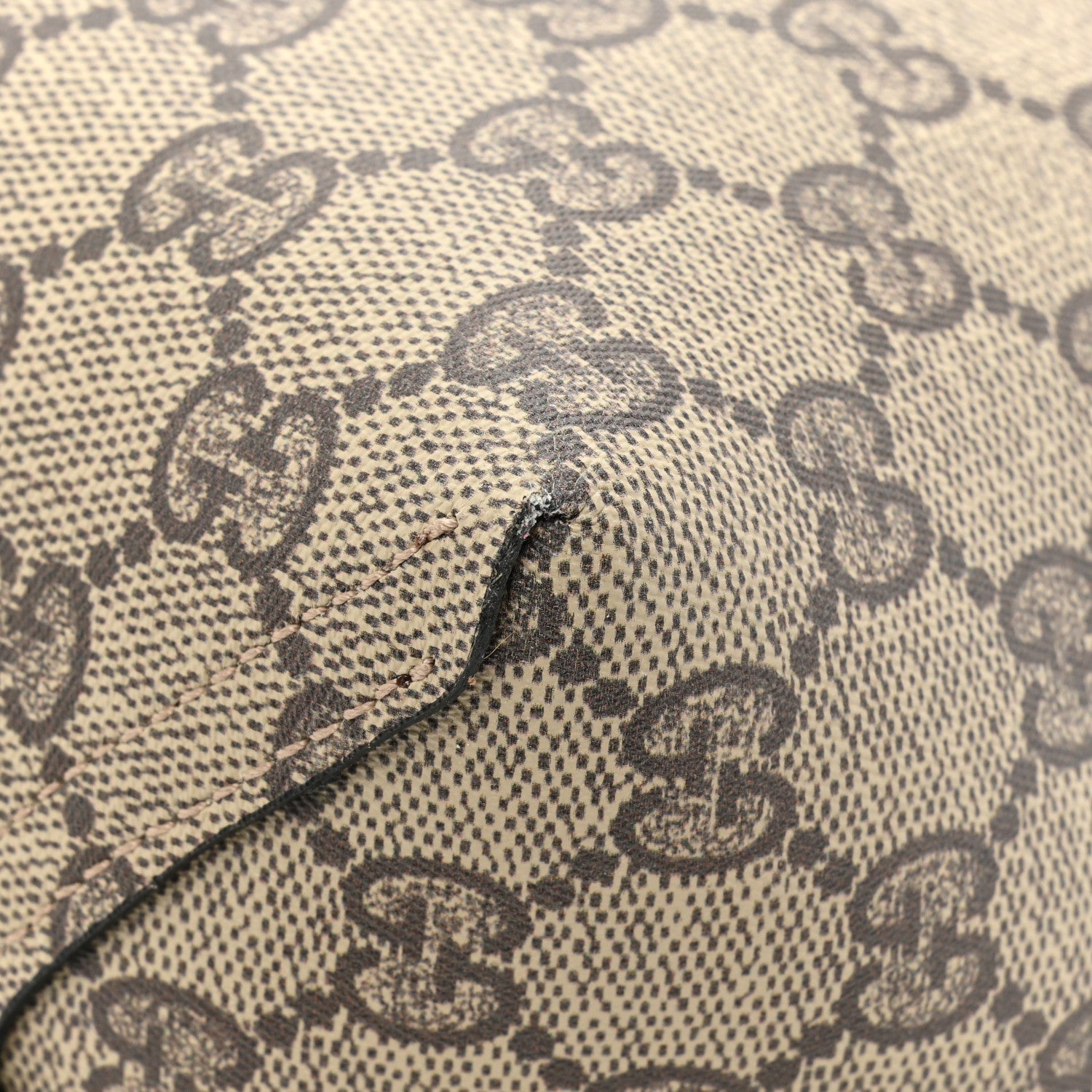 Gucci Calfskin GG Supreme Monogram Medium Reversible Tote Black 20 of 23