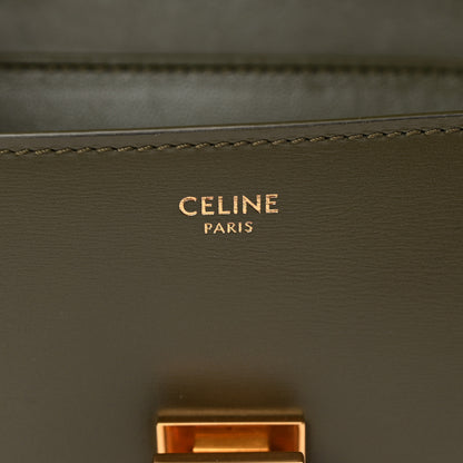 Celine Box Calfskin Teen Classic Box Flap Bag Dark Olive 6 of 11