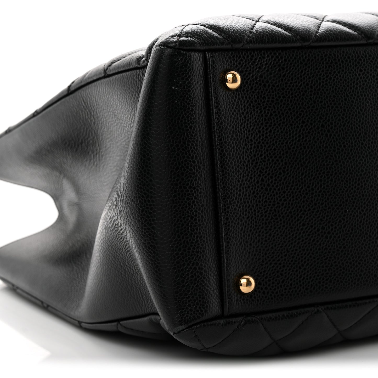 Caviar Quilted XL Grand Shopping Tote GST Black