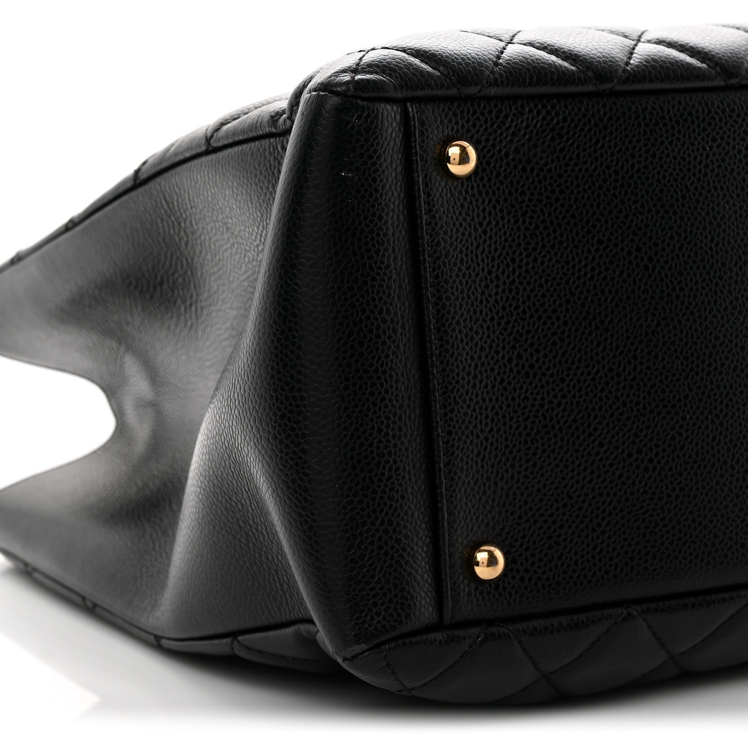 Chanel Caviar Quilted XL Grand Shopping Tote GST Black 9 of 10