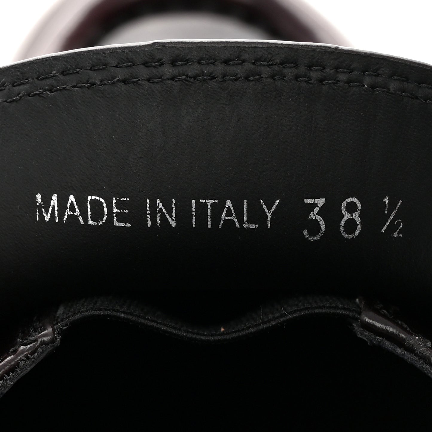 Spazzolato Metal Triangle Logo 50mm Loafers 38.5 Cordovan